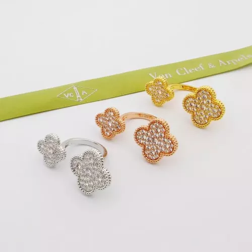 Replica Van Cleef & Arpels Rings In Rose Gold For Women #1351669 $27.00 USD for Wholesale