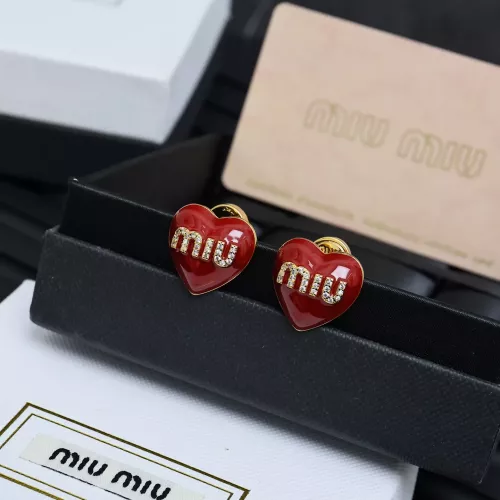 Replica MIU MIU Earrings For Women #1351675 $27.00 USD for Wholesale