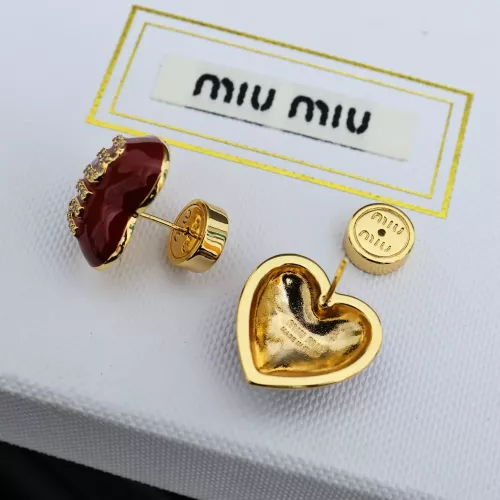 Replica MIU MIU Earrings For Women #1351675 $27.00 USD for Wholesale