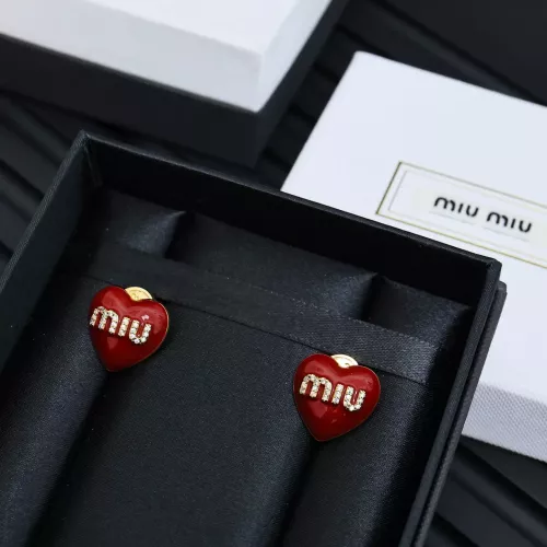 Replica MIU MIU Earrings For Women #1351675 $27.00 USD for Wholesale