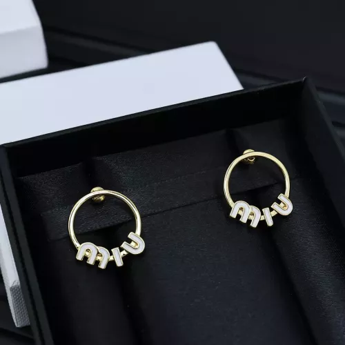 Cheap MIU MIU Earrings For Women #1351677, $$25.00 USD On MIU MIU Earrings