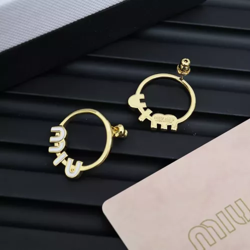 Replica MIU MIU Earrings For Women #1351677 $25.00 USD for Wholesale
