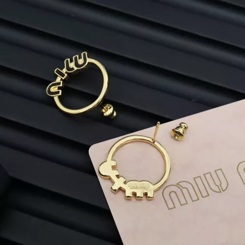 Replica MIU MIU Earrings For Women #1351678 $25.00 USD for Wholesale