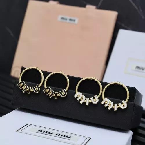 Replica MIU MIU Earrings For Women #1351678 $25.00 USD for Wholesale