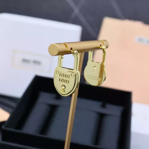 Replica MIU MIU Earrings For Women #1351681 $25.00 USD for Wholesale