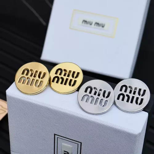 Replica MIU MIU Earrings For Women #1351684 $27.00 USD for Wholesale