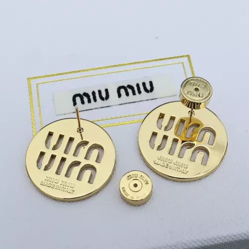 Replica MIU MIU Earrings For Women #1351685 $27.00 USD for Wholesale
