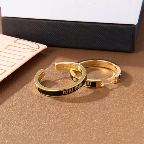 Replica MIU MIU Earrings For Women #1351697 $29.00 USD for Wholesale