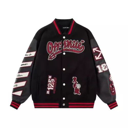 Cheap Off-White Jackets Long Sleeved For Unisex #1351698, $$80.00 USD On Off-White Jackets