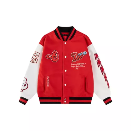 Cheap Off-White Jackets Long Sleeved For Unisex #1351704, $$80.00 USD On Off-White Jackets
