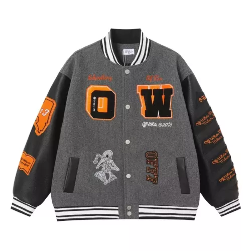 Cheap Off-White Jackets Long Sleeved For Unisex #1351723, $$80.00 USD On Off-White Jackets