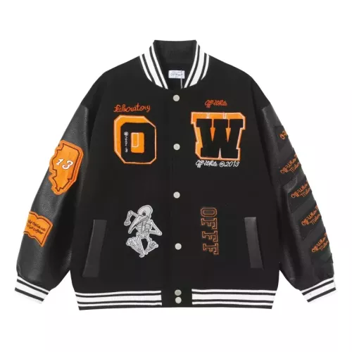 Cheap Off-White Jackets Long Sleeved For Unisex #1351729, $$80.00 USD On Off-White Jackets
