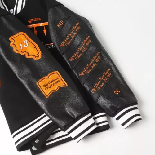 Replica Off-White Jackets Long Sleeved For Unisex #1351729 $80.00 USD for Wholesale