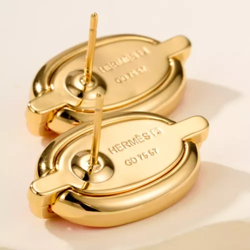 Replica Hermes Earrings For Women #1351738 $56.00 USD for Wholesale