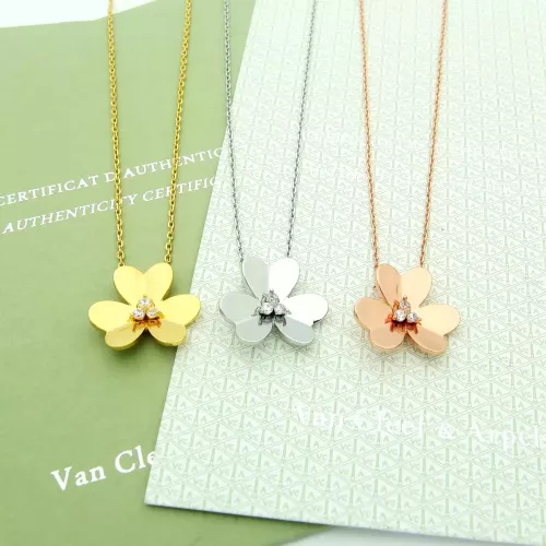 Replica Van Cleef & Arpels Necklaces For Women #1351799 $25.00 USD for Wholesale