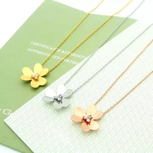 Replica Van Cleef & Arpels Necklaces For Women #1351800 $25.00 USD for Wholesale