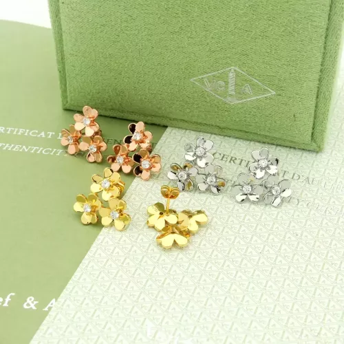 Replica Van Cleef & Arpels Earrings For Women #1351805 $29.00 USD for Wholesale