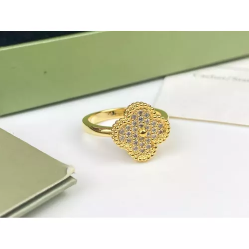 Cheap Van Cleef &amp; Arpels Rings In Gold For Women #1351832, $$23.00 USD On Van Cleef &amp; Arpels Rings