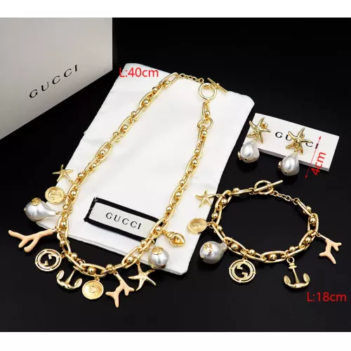 Replica Gucci Jewelry Set For Women #1351989 $72.00 USD for Wholesale