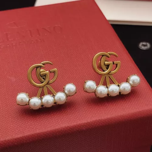 Replica Gucci Earrings For Women #1352058 $29.00 USD for Wholesale