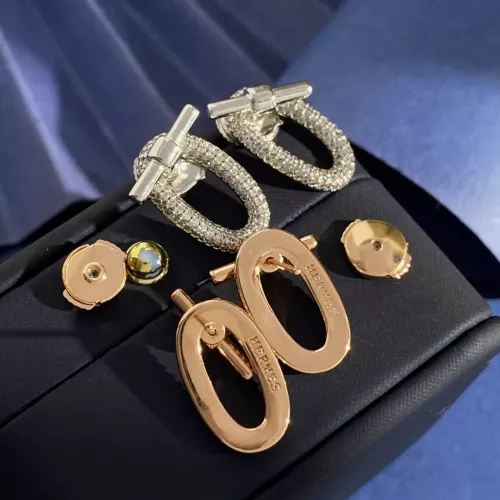 Replica Hermes Earrings For Women #1352247 $29.00 USD for Wholesale