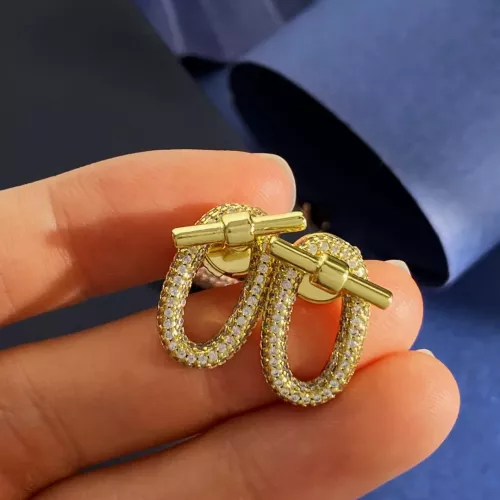 Replica Hermes Earrings For Women #1352248 $29.00 USD for Wholesale