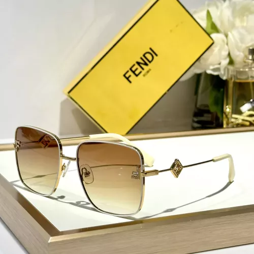 Cheap Fendi AAA Quality Sunglasses #1352411, $$60.00 USD On Fendi AAA Quality Sunglasses
