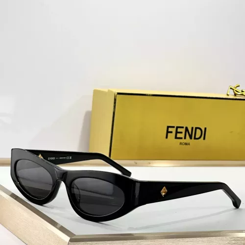 Cheap Fendi AAA Quality Sunglasses #1352423, $$60.00 USD On Fendi AAA Quality Sunglasses