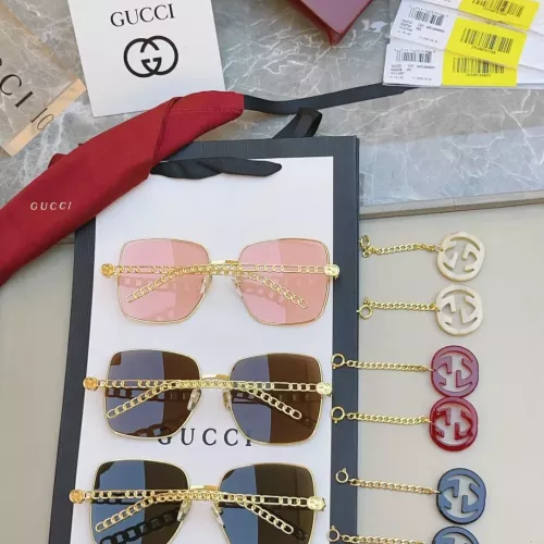 Replica Gucci AAA Quality Sunglasses #1352446 $64.00 USD for Wholesale