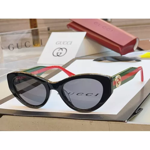 Cheap Gucci AAA Quality Sunglasses #1352473, $$56.00 USD On Gucci AAA Quality Sunglasses