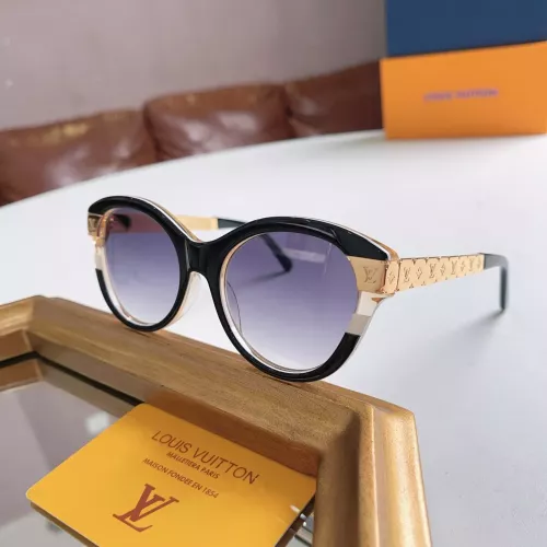 Cheap Louis Vuitton AAA Quality Sunglasses #1352513, $$64.00 USD On Louis Vuitton AAA Quality Sunglasses