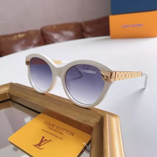 Cheap Louis Vuitton AAA Quality Sunglasses #1352514, $$64.00 USD On Louis Vuitton AAA Quality Sunglasses