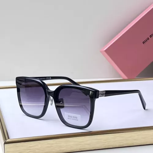 Cheap MIU MIU AAA Quality Sunglasses #1352588, $$60.00 USD On MIU MIU AAA Sunglasses