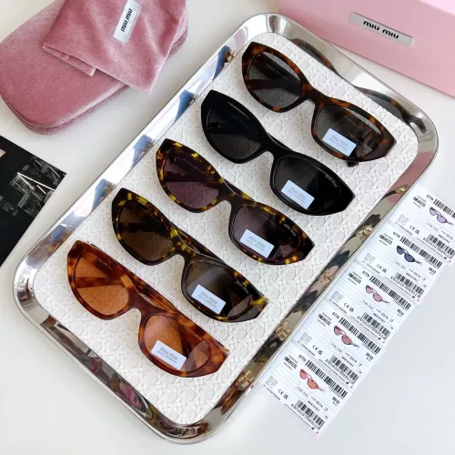 Replica MIU MIU AAA Quality Sunglasses #1352594 $64.00 USD for Wholesale