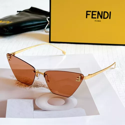 Cheap Fendi AAA Quality Sunglasses #1352689, $$64.00 USD On Fendi AAA Quality Sunglasses