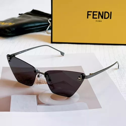 Cheap Fendi AAA Quality Sunglasses #1352693, $$64.00 USD On Fendi AAA Quality Sunglasses