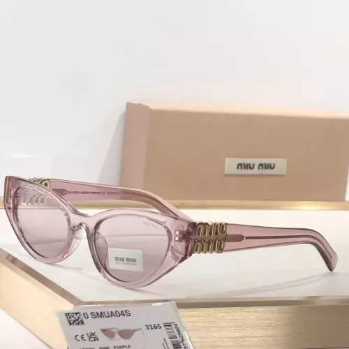 Cheap MIU MIU AAA Quality Sunglasses #1352697, $$64.00 USD On MIU MIU AAA Sunglasses