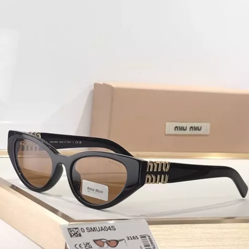 Cheap MIU MIU AAA Quality Sunglasses #1352698, $$64.00 USD On MIU MIU AAA Sunglasses
