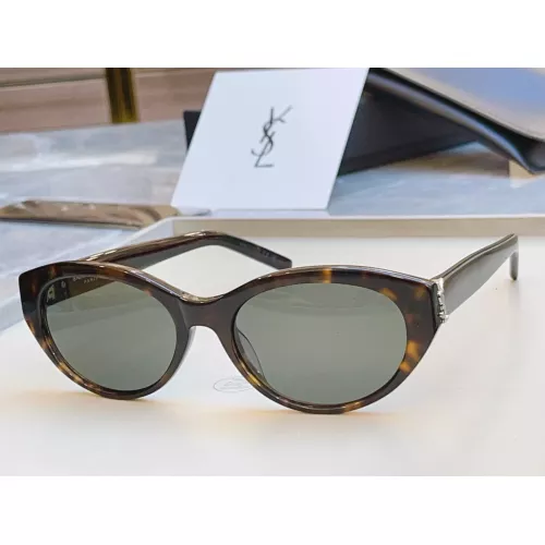 Cheap Yves Saint Laurent YSL AAA Quality Sunglasses #1352813, $$56.00 USD On Yves Saint Laurent YSL AAA Quality Sunglasses