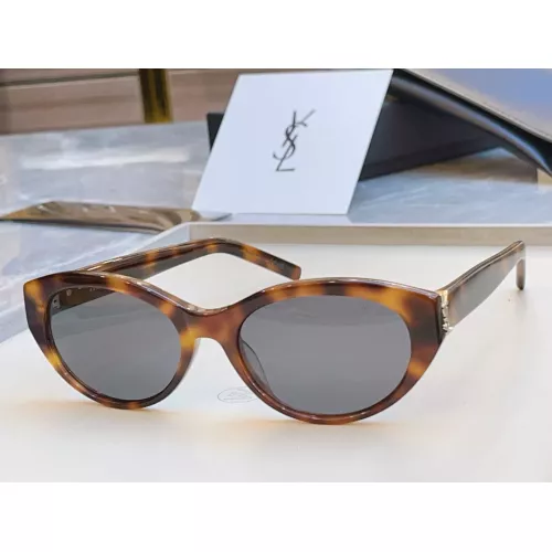 Cheap Yves Saint Laurent YSL AAA Quality Sunglasses #1352814, $$56.00 USD On Yves Saint Laurent YSL AAA Quality Sunglasses