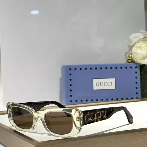 Cheap Gucci AAA Quality Sunglasses #1353144, $$60.00 USD On Gucci AAA Quality Sunglasses