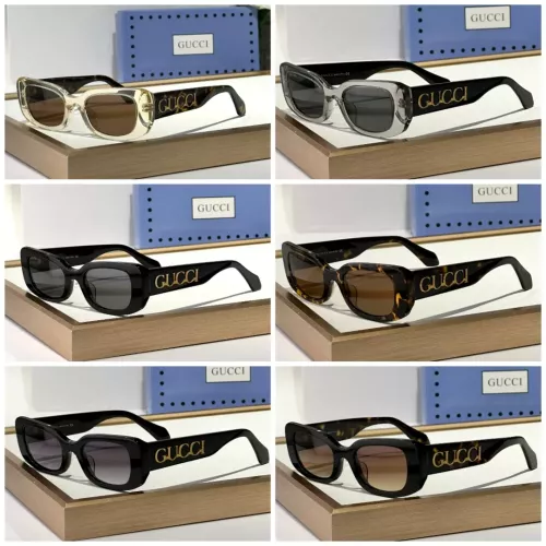 Replica Gucci AAA Quality Sunglasses #1353144 $60.00 USD for Wholesale