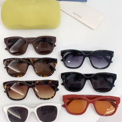 Replica Gucci AAA Quality Sunglasses #1353159 $60.00 USD for Wholesale
