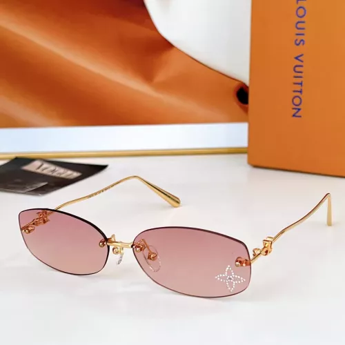 Cheap Louis Vuitton AAA Quality Sunglasses #1353214, $$64.00 USD On Louis Vuitton AAA Quality Sunglasses