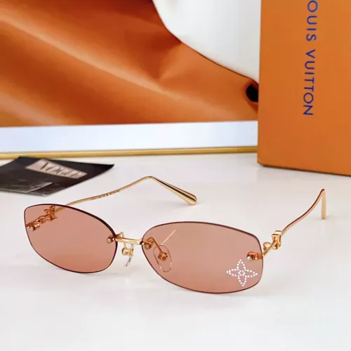 Cheap Louis Vuitton AAA Quality Sunglasses #1353215, $$64.00 USD On Louis Vuitton AAA Quality Sunglasses