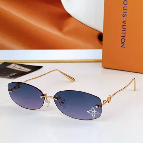 Cheap Louis Vuitton AAA Quality Sunglasses #1353218, $$64.00 USD On Louis Vuitton AAA Quality Sunglasses
