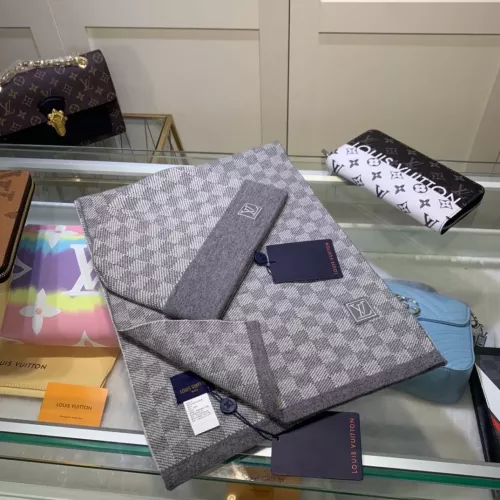 Cheap Louis Vuitton LV Hat and Scarf and Glove Set #1353266, $$45.00 USD On Louis Vuitton LV Hat and Scarf and Glove Set