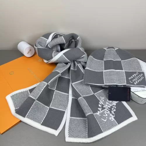 Cheap Louis Vuitton LV Hat and Scarf and Glove Set #1353271, $$42.00 USD On Louis Vuitton LV Hat and Scarf and Glove Set