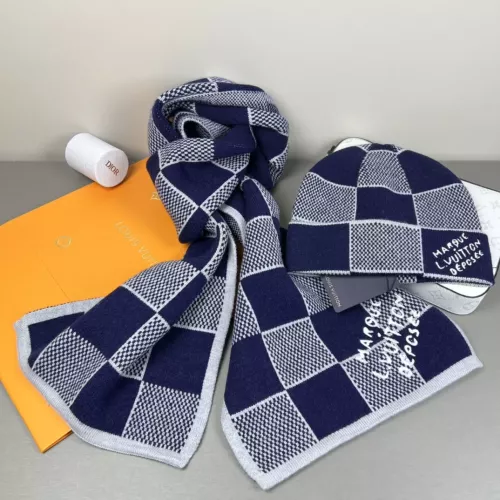 Cheap Louis Vuitton LV Hat and Scarf and Glove Set #1353272, $$42.00 USD On Louis Vuitton LV Hat and Scarf and Glove Set