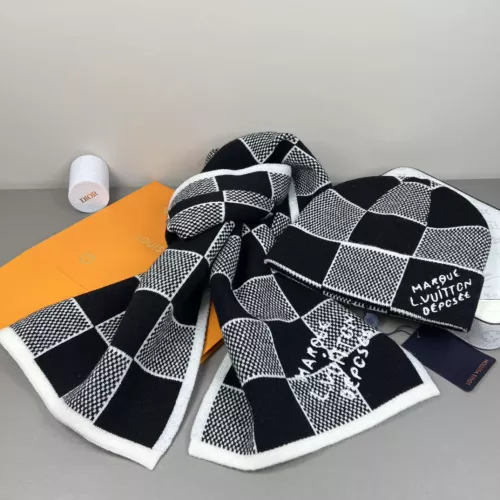 Cheap Louis Vuitton LV Hat and Scarf and Glove Set #1353273, $$42.00 USD On Louis Vuitton LV Hat and Scarf and Glove Set